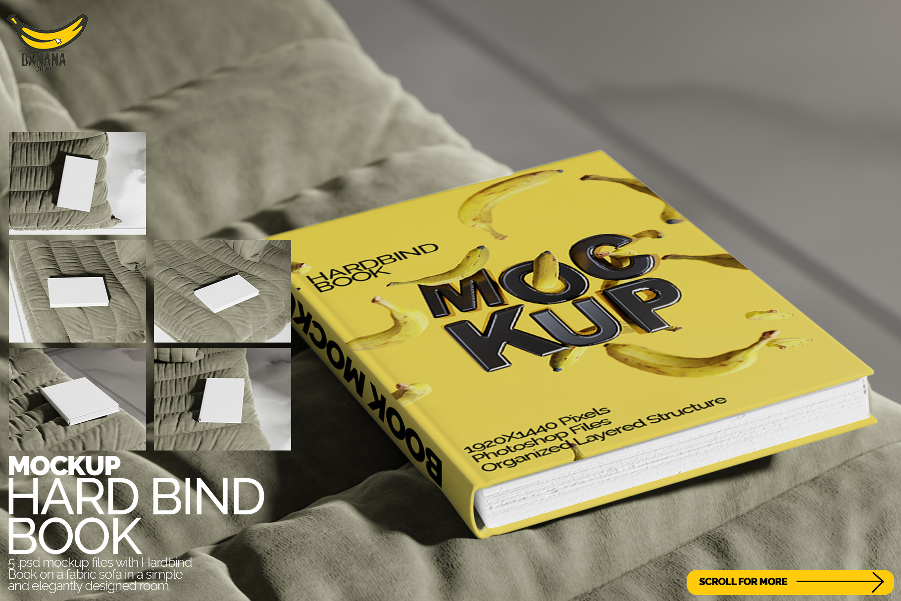 Hardbind Book Mockup Bundle