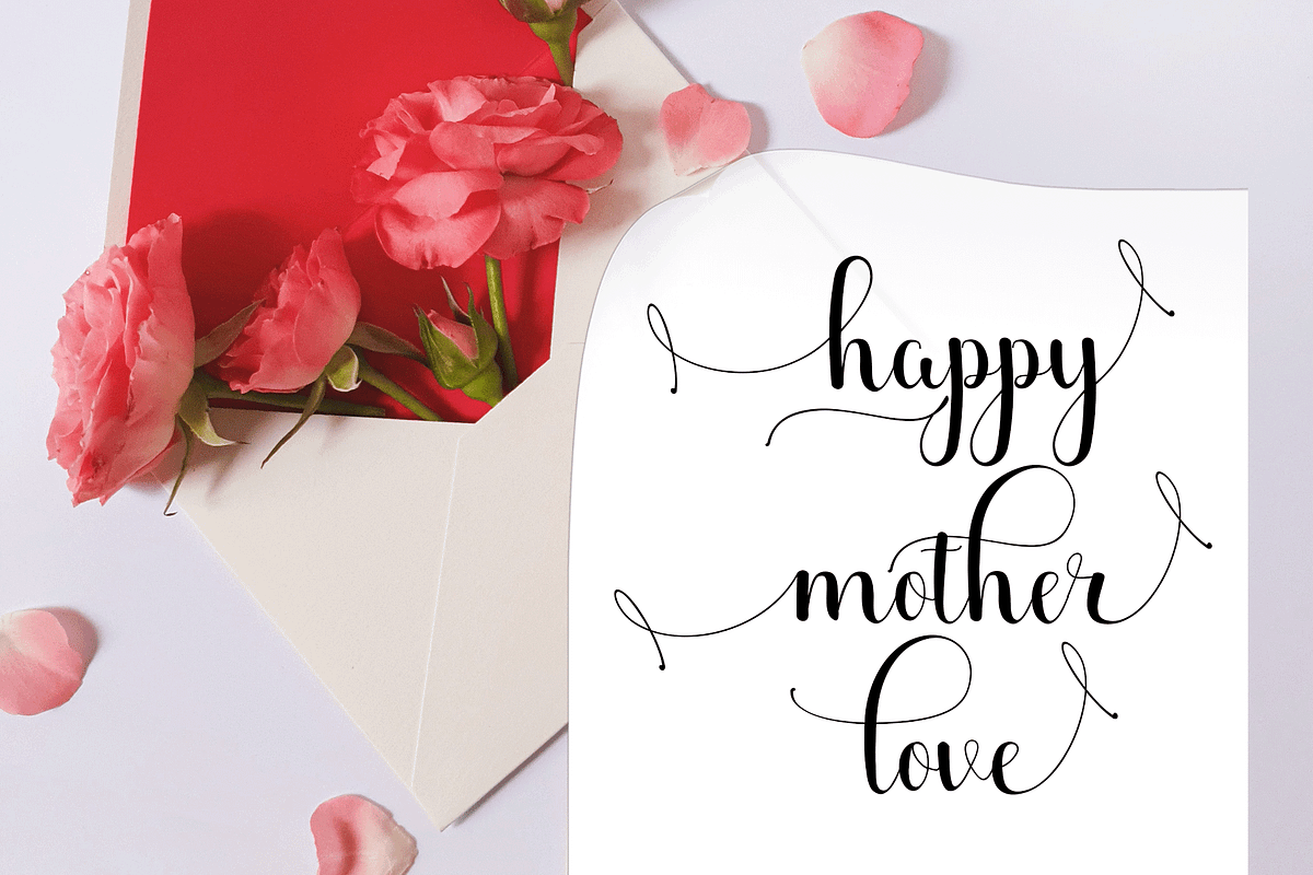 Beauty maheyrah, a Script Font by Deniz86 (Photo 3 of 6)
