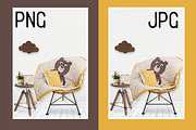 Kids Room Wall/Frame Mock Up 11, a Print Template by Whimsicality (Thumbnail 2 of 2)