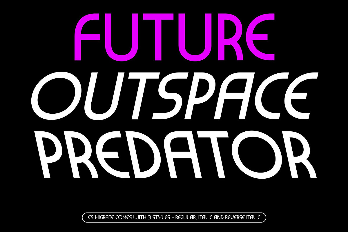 CS Migrate – Modern Display Font, a Sans Serif Font by Craft Supply Co. (Photo 2 of 8)