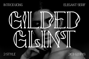 Gilded Glint - Elegant Serif Font, a Font by PutraCetol Studio