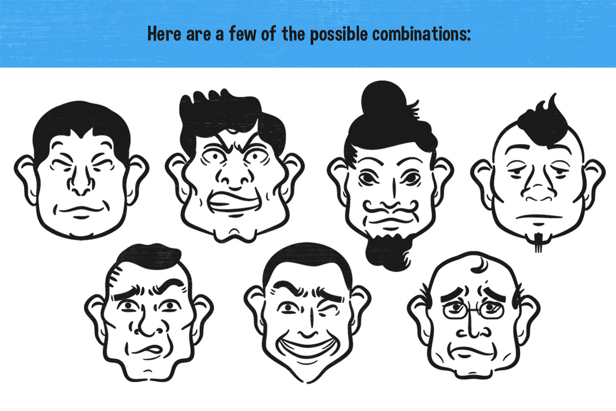 Cartoon Face Maker, an Illustration by melissadn (Photo 3 of 4)
