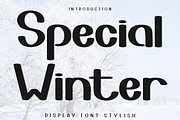 Special Winter, a Script Font by FreshTypeINK (Thumbnail 1 of 8)