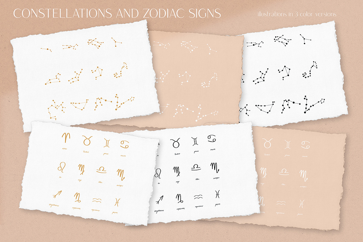 Celestial Symbols - Sun&Moon, an Illustration by Alisha Gronska (Photo 4 of 12)