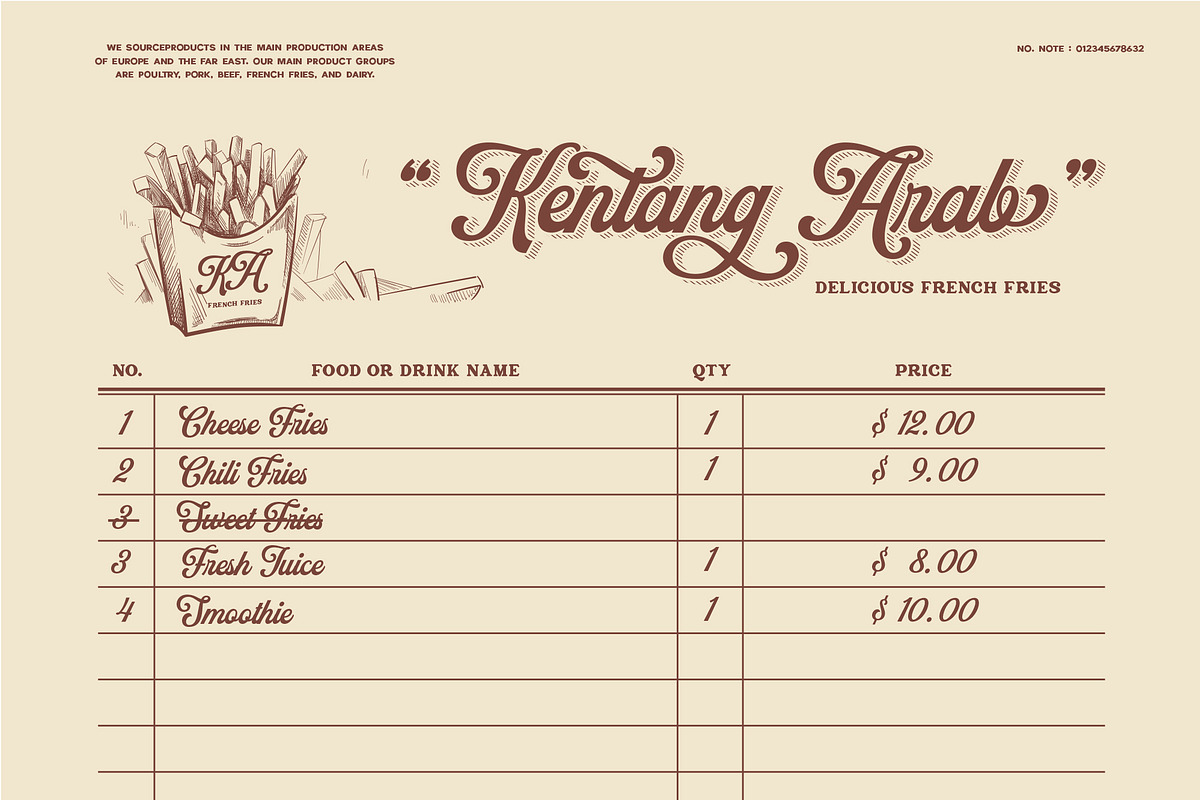Neville Font preview 6