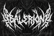 Balerion | The Ultimate Death Metal, a Blackletter Font by Ardana Creative (Thumbnail 1 of 9)