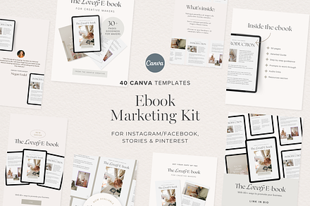 Ebook Marketing Graphics Template, a Marketing Template by Tabitha Emma