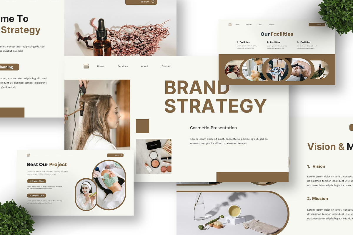 Brand Strategy - Cosmetic GSL, a Presentation Template by Deepslide Studio (Photo 2 of 6)