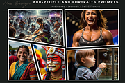 800 MJ Prompts People Portraits Ai, a Graphic by AtacanDigital (Thumbnail 5 of 6)