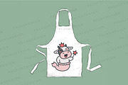 Cute Kawaii Cow Mermaid Character, an Animal Illustration by Palau (Thumbnail 4 of 12)