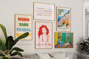 MODERN WALL ART GALLERY mixed prints, a Background Graphic by alenaganzhela (Thumbnail 5 of 11)