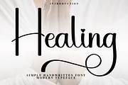 Healing, a Handwritten Font by InermediaSTUDIO (Thumbnail 1 of 8)