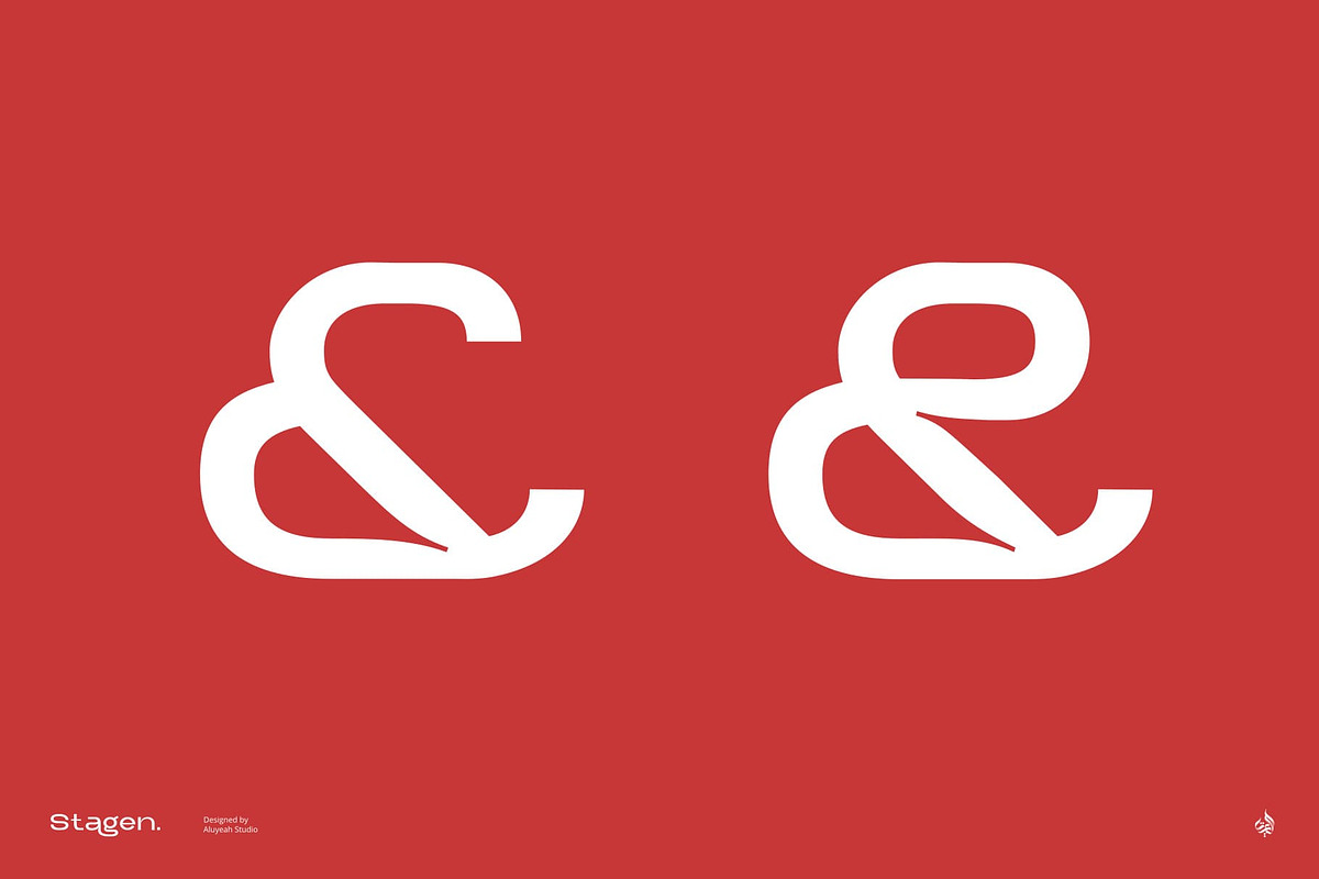 Stagen | Modern Display Sans Serif, a Sans Serif Font by Aluyeah Studio (Photo 6 of 15)