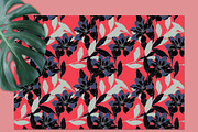 20JPG/EPS Tropical floral pattern, a Pattern Graphic by Theraphosath (Thumbnail 18 of 30)