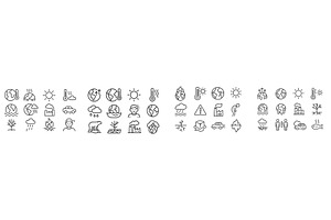 Web icons representing various, an Animal Illustration by ZinetroN