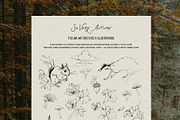 So Very Autumn: Line Art Clipart, a Seasonal Illustration by Purple (Thumbnail 10 of 15)