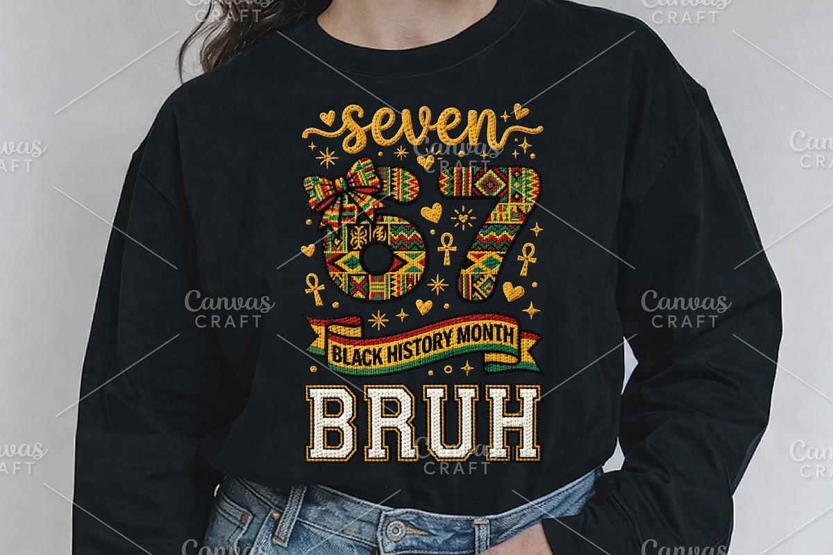 67 BRUH Black History Month PNG, an Illustration by Canvas Craft (Photo 6 of 6)