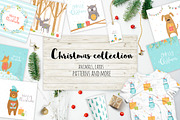 Very Christmas Animals, an Animal Illustration by UTM Studio (Thumbnail 1 of 9)