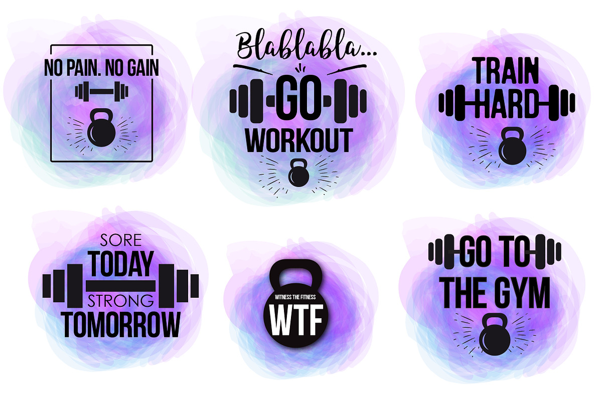 Inspirational sport quotes, a Healthcare Illustration by Kseniia Kuznetsova (Photo 5 of 5)