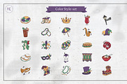 Hand Drawn Mardi Gras Images, a Seasonal Illustration by H&C Drawings & Designs (Thumbnail 10 of 15)
