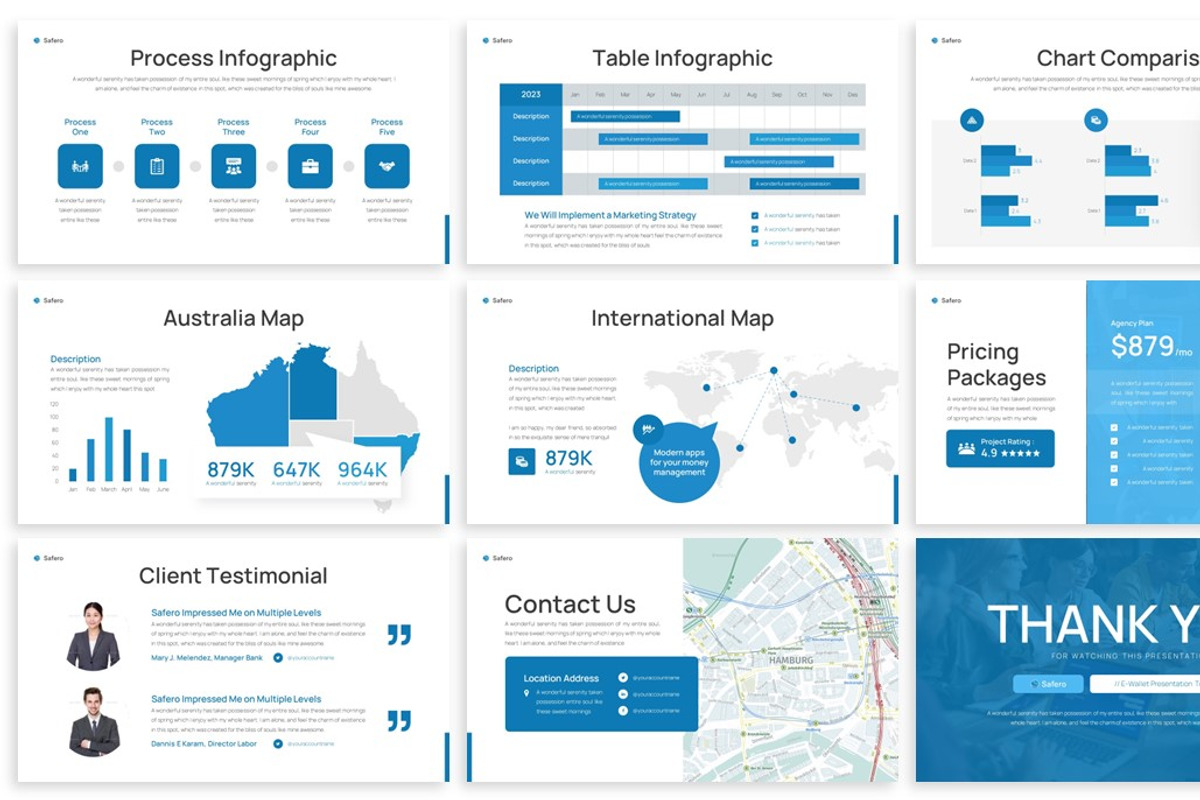 Safero - E-Wallet Keynote Template, a Presentation Template by SlideFactory (Photo 4 of 4)