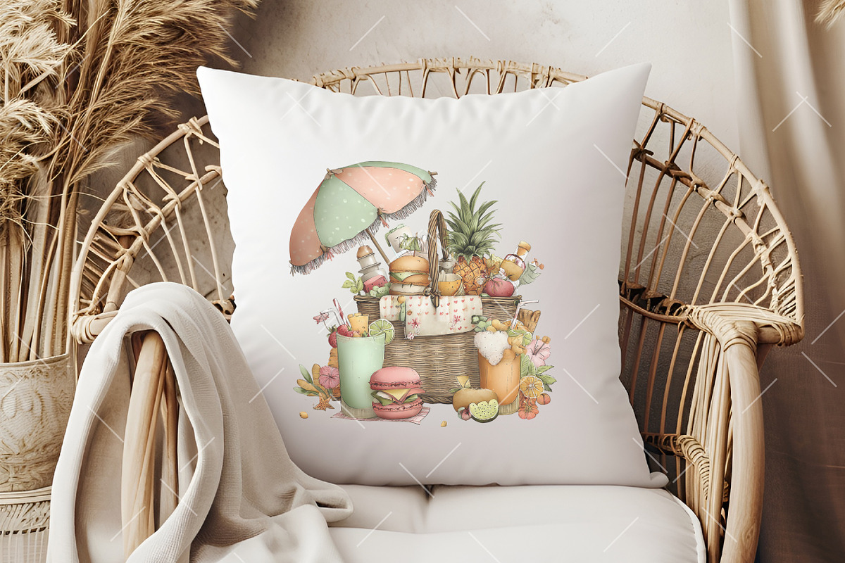 Whimsical Summer Beach Vacation Clip, an Illustration by OK Design (Photo 5 of 6)