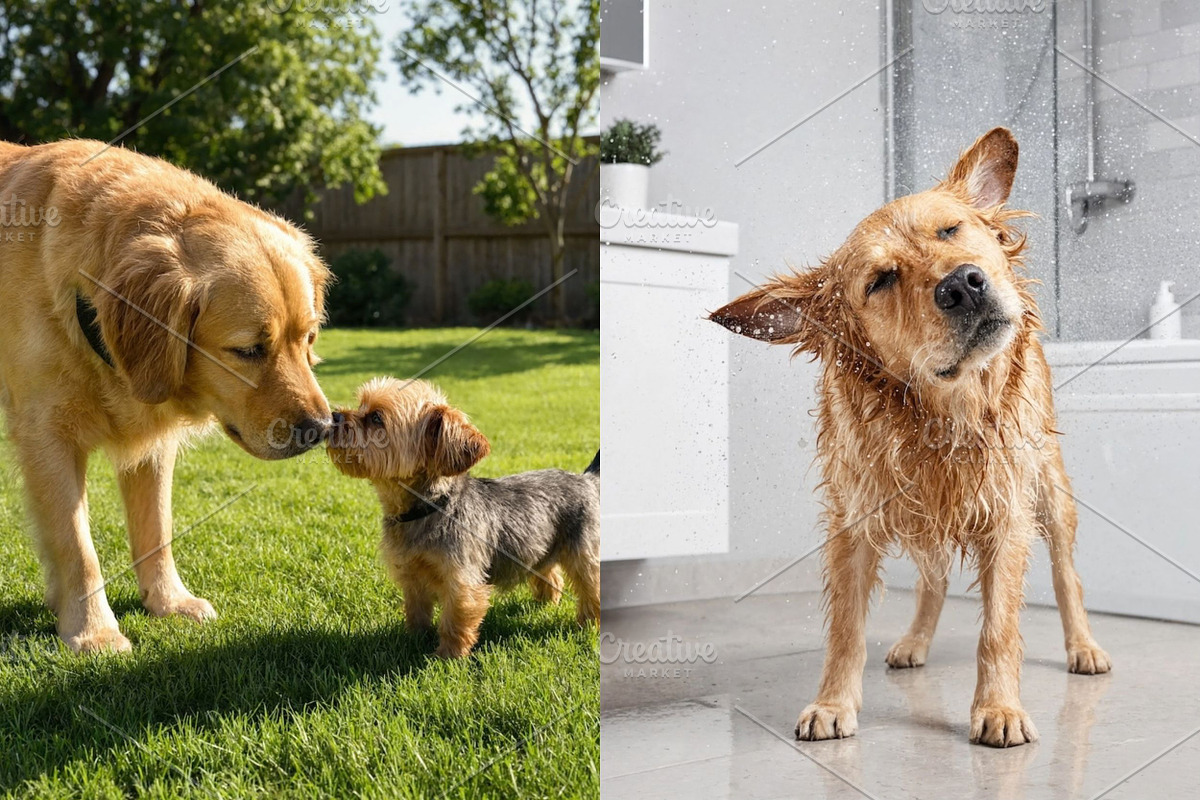Dog Stock Photos Bundle, an Animal Photo by Selenique Studio (Photo 8 of 13)