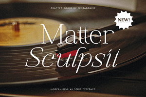 Matter Sculpsit Modern Serif