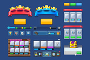 mobile game ui 100% vector, a Templates & Theme by Game Ui art (Thumbnail 5 of 7)