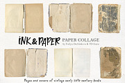 Ink Paper collage elements scraps, an Object Graphic by TD fonts (Thumbnail 6 of 11)