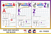 Letter Recognition Worksheets, a Stationery Template by Designmela01 (Thumbnail 4 of 6)