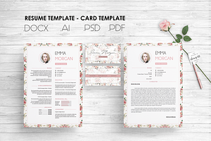 Pack Resume And Card Template / M