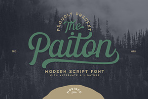 The Paiton -Modern Script Font