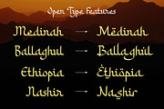 Khodijah - Arabic Style, a Script Font by Arterfak Project (Thumbnail 8 of 10)