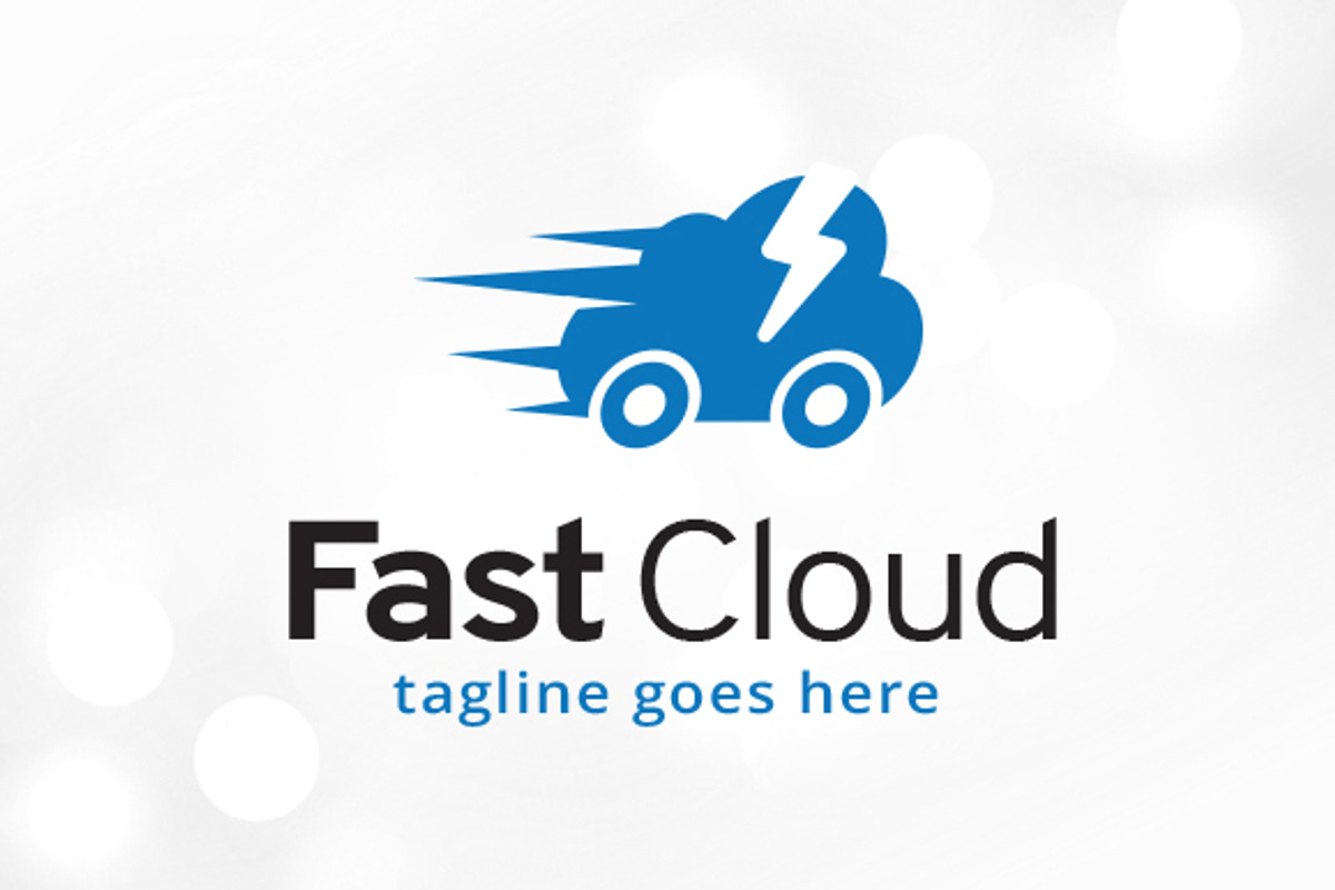 Fast Cloud Logo Template, a Branding & Logo Template by gunaonedesign