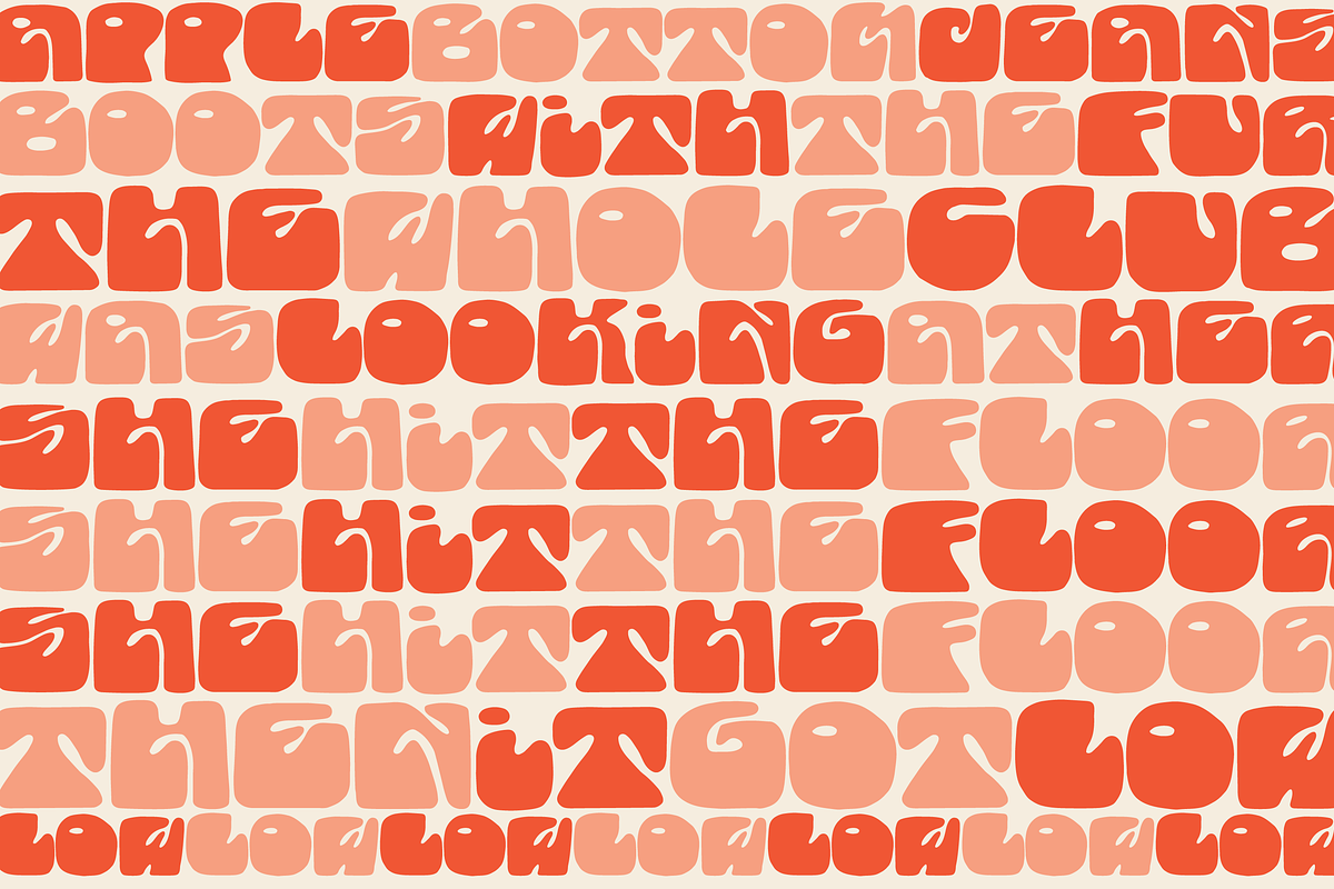 Maybel: A disco-worthy display font, a Handwritten Font by Two Toes Creative (Photo 4 of 4)