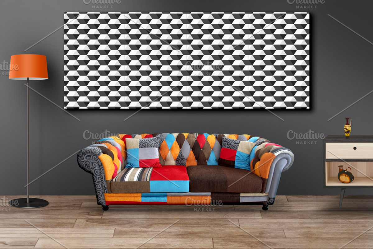 Geometric seamless modern patterns., a Pattern Graphic by ExpressShop