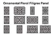 Vintage Floral Filigree Panel, an Object Graphic by Creativeshirt (Thumbnail 1 of 3)