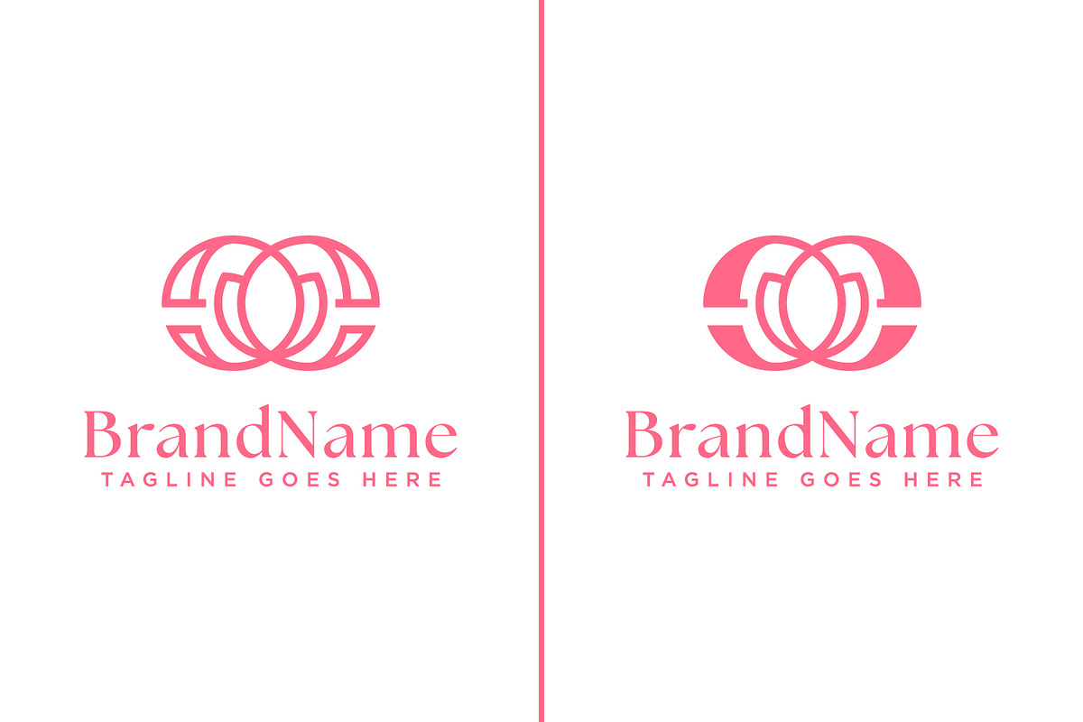 Letters EE Flower Monogram Logo, a Branding & Logo Template by Pray Art Design Studio