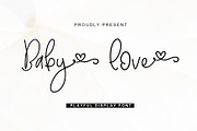 Baby Love | Romantic Font, a Handwritten Font by Yuby Creative (Thumbnail 1 of 13)