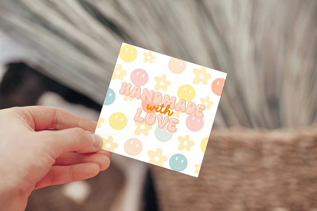 Retro Thank you card Canva template, a Flyer Template by Hellohastore (Photo 7 of 9)