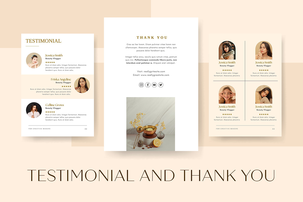 E-book Beauty Skincare - Canva, a Brochure Template by Azruca (Photo 11 of 12)
