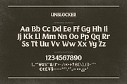 Unblocker - Headline Type, a Serif Font by ikiiko (Thumbnail 6 of 7)