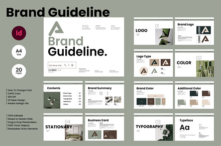 Brand Guideline Template Landscape