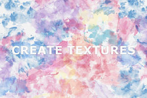 Watercolor Photoshop&Vector Brushes