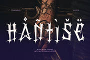 CS Wendigo – Black Metal Font, a Blackletter Font by Craft Supply Co. (Thumbnail 7 of 8)