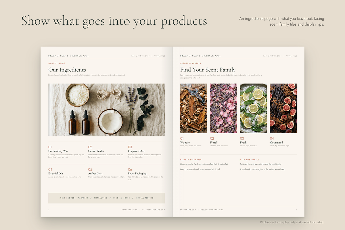 Wholesale Line Sheet Template, a Magazine Template by Lauren Hodges (Photo 6 of 15)