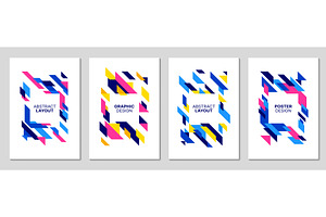 Abstract business posters, a Decorative Illustration by Vector Tradition