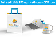 Solar Energy Logo, a Branding & Logo Template by Designoo (Thumbnail 4 of 6)