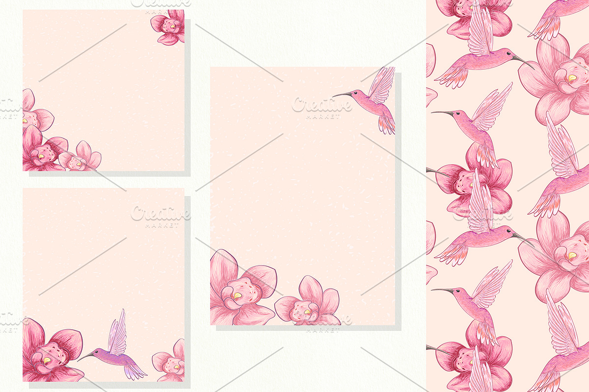 Cards, patterns, illustrations, a Card Template by HmarkaShop (Photo 3 of 3)